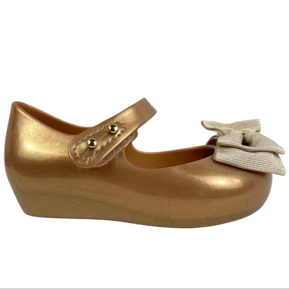 Mini Melissa Shoes Mini Melissa Ultragirl Mary Jane Bow Jelly Shoes